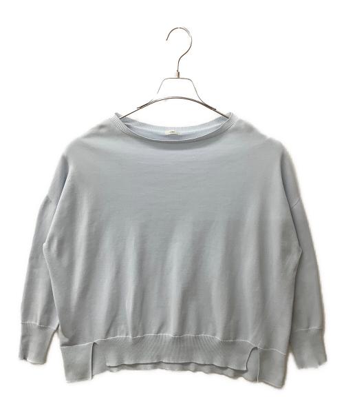 IENA（イエナ）IENA (イエナ) コットンストレッチ NEO ワイド長袖プルオーバー スカイブルー サイズ:Freeの古着・服飾アイテム