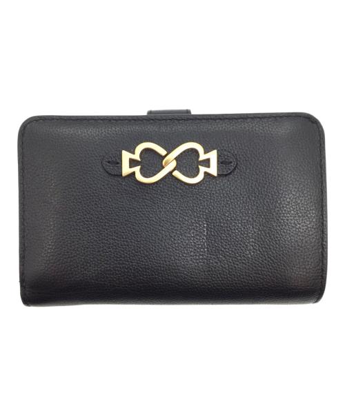 Kate Spade（ケイトスペード）Kate Spade (ケイトスペード) 2つ折り財布 ブラックの古着・服飾アイテム