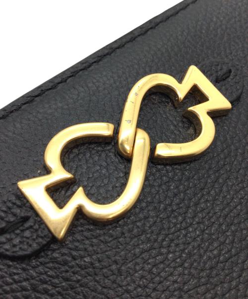 Kate Spade（ケイトスペード）Kate Spade (ケイトスペード) 2つ折り財布 ブラックの古着・服飾アイテム