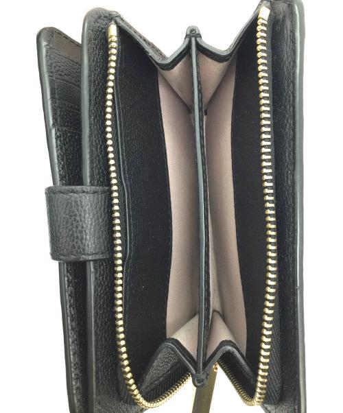 Kate Spade（ケイトスペード）Kate Spade (ケイトスペード) 2つ折り財布 ブラックの古着・服飾アイテム