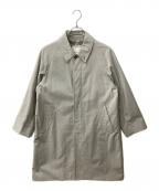 green label relaxingグリーンレーベルリラクシング）の古着「3225-126-3755　ナイロンオックス ラグラン ステンカラーコート」｜ライトグレー