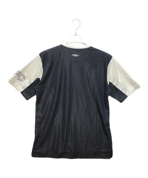 UMBRO（アンブロ）UMBRO (アンブロ) ゲームシャツ ホワイト×ネイビー サイズ:38の古着・服飾アイテム