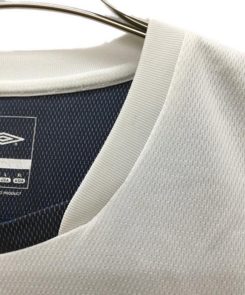 UMBRO（アンブロ）UMBRO (アンブロ) ゲームシャツ ホワイト×ネイビー サイズ:38の古着・服飾アイテム