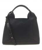 FURLAフルラ）の古着「ショルダートートバッグ」｜ブラック