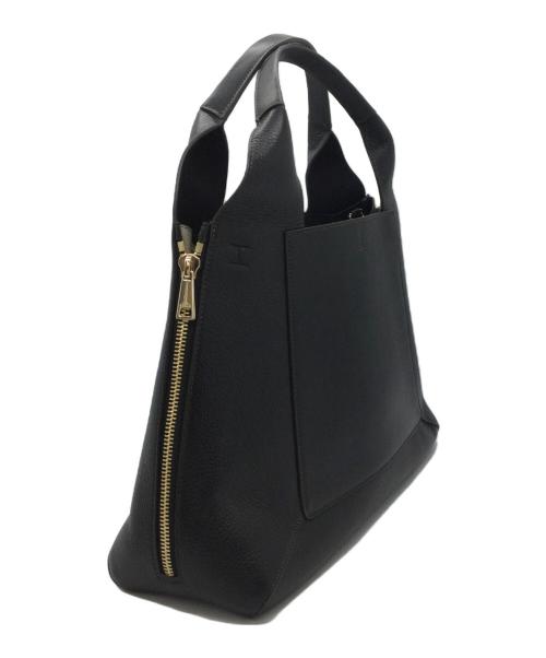 FURLA（フルラ）FURLA (フルラ) ショルダートートバッグ ブラックの古着・服飾アイテム