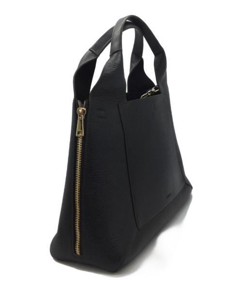 FURLA（フルラ）FURLA (フルラ) ショルダートートバッグ ブラックの古着・服飾アイテム