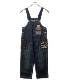 THE BRAVEMAN×BETTY BOOP（ザ ブレイブマン×ベティー・ブープ）の古着「ワッペン刺繍 デニムオーバーオール」｜インディゴ