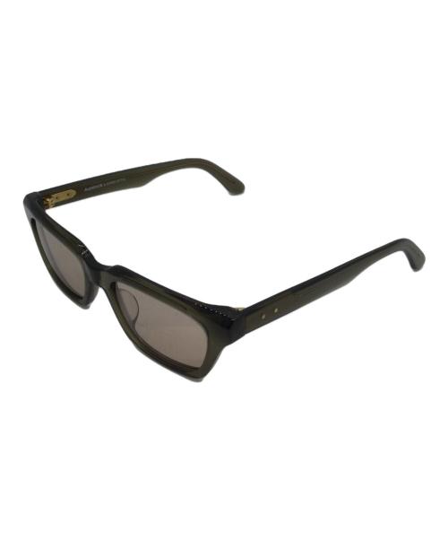 AUDIENCE by KANEKO OPTICAL（オーディエンス バイ カネコ オプティカル）Audience by KANEKO OPTICAL (オーディエンス バイ カネコ オプティカル) セルロイド サングラス カーキの古着・服飾アイテム