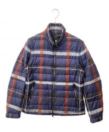 BLACK LABEL CRESTBRIDGE（ブラックレーベル クレストブリッジ）の古着「51F04-803-28　2wayダウンジャケット」｜ネイビー×レッド