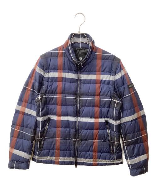 BLACK LABEL CRESTBRIDGE（ブラックレーベル クレストブリッジ）BLACK LABEL CRESTBRIDGE (ブラックレーベル クレストブリッジ) 51F04-803-28　2wayダウンジャケット ネイビー×レッド サイズ:Mの古着・服飾アイテム