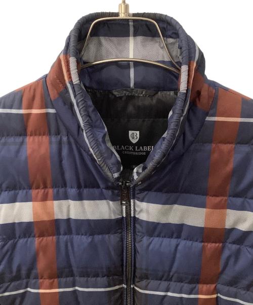 BLACK LABEL CRESTBRIDGE（ブラックレーベル クレストブリッジ）BLACK LABEL CRESTBRIDGE (ブラックレーベル クレストブリッジ) 51F04-803-28　2wayダウンジャケット ネイビー×レッド サイズ:Mの古着・服飾アイテム