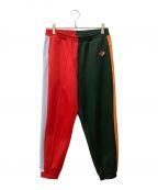 BURBERRYバーバリー）の古着「4559625 / 69E　マルチカラートラックパンツ」｜レッド×グリーン