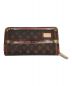 LOUIS VUITTON (ルイ ヴィトン) トランクタイム ジッピーウォレット ブラウン：58000円