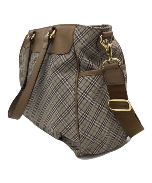 BURBERRY BLUE LABEL（バーバリー ブルー レーベル）BURBERRY BLUE LABEL (バーバリーロンドンブルーレーベル) 2wayトートバッグ ベージュの古着・服飾アイテム