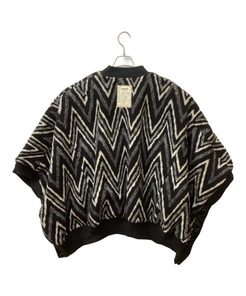 etsinta（エシンタ）etsinta (エシンタ) リバーシブルMA-1ポンチョ ブラック サイズ:ONEの古着・服飾アイテム