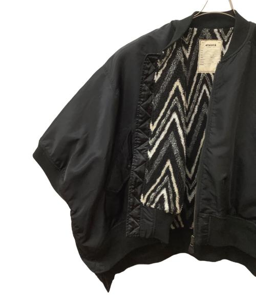 etsinta（エシンタ）etsinta (エシンタ) リバーシブルMA-1ポンチョ ブラック サイズ:ONEの古着・服飾アイテム