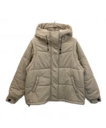 Crisp（クリスプ）の古着「c8R3304　ミドルパディングジャケット」｜ベージュ