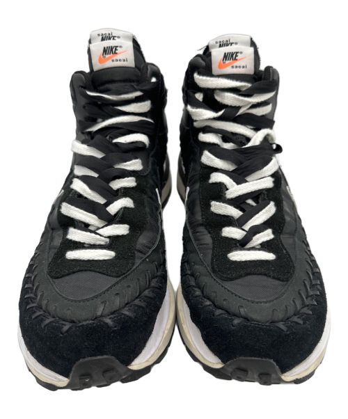 NIKE（ナイキ）NIKE sacai (サカイ) Jean Paul GAULTIER (ジャンポールゴルチェ) Vaporwaffle Mix ブラック×ホワイト サイズ:UK9.5、EUR44.5、cm28.5、BR42.5、CN285(2.5)の古着・服飾アイテム