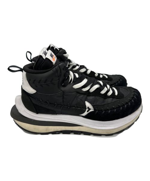 NIKE（ナイキ）NIKE sacai (サカイ) Jean Paul GAULTIER (ジャンポールゴルチェ) Vaporwaffle Mix ブラック×ホワイト サイズ:UK9.5、EUR44.5、cm28.5、BR42.5、CN285(2.5)の古着・服飾アイテム
