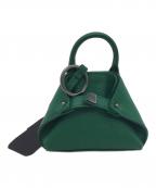 AKRISアクリス）の古着「ミニハンドバッグ」｜グリーン