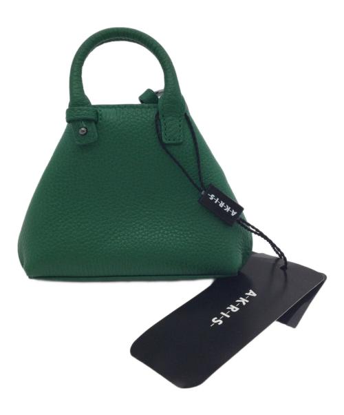 AKRIS（アクリス）AKRIS (アクリス) ミニハンドバッグ グリーン 未使用品の古着・服飾アイテム