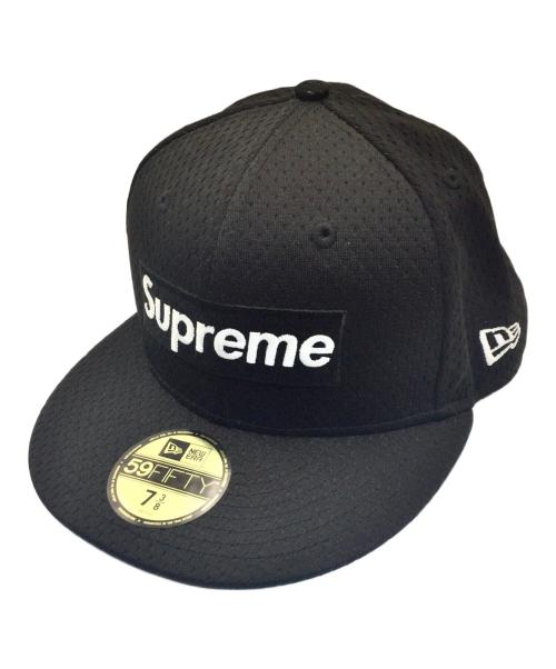 SUPREME（シュプリーム）Supreme (シュプリーム) New Era (ニューエラ) キャップ ブラックの古着・服飾アイテム