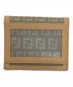 FENDIフェンディ）の古着「カードケース」｜ベージュ