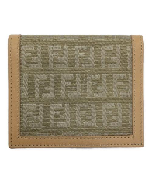 FENDI（フェンディ）FENDI (フェンディ) カードケース ベージュの古着・服飾アイテム