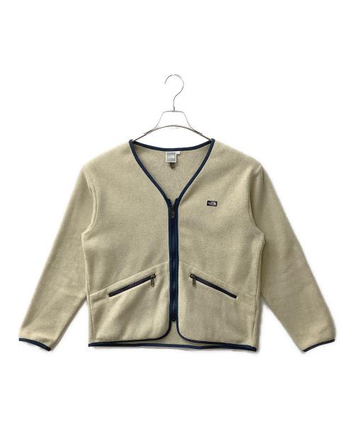 THE NORTH FACE（ザ ノース フェイス）THE NORTH FACE (ザ ノース フェイス) NAW71931　ARMADILLA Cardigan アイボリー×ブルー サイズ:XLの古着・服飾アイテム