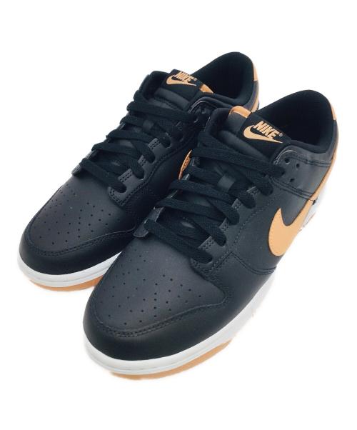 NIKE（ナイキ）NIKE (ナイキ) Dunk Low Retro ブラック×ブラウン サイズ:US9.5、UK8.5、EUR43、cm27.5、BR41、CN275（2.5）の古着・服飾アイテム