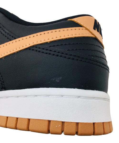 NIKE（ナイキ）NIKE (ナイキ) Dunk Low Retro ブラック×ブラウン サイズ:US9.5、UK8.5、EUR43、cm27.5、BR41、CN275（2.5）の古着・服飾アイテム