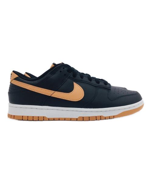 NIKE（ナイキ）NIKE (ナイキ) Dunk Low Retro ブラック×ブラウン サイズ:US9.5、UK8.5、EUR43、cm27.5、BR41、CN275（2.5）の古着・服飾アイテム