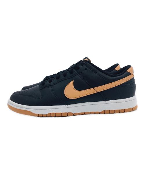 NIKE（ナイキ）NIKE (ナイキ) Dunk Low Retro ブラック×ブラウン サイズ:US9.5、UK8.5、EUR43、cm27.5、BR41、CN275（2.5）の古着・服飾アイテム