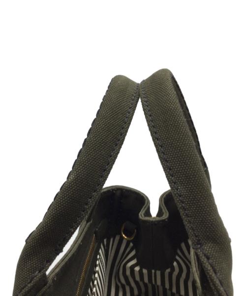 PRADA（プラダ）PRADA (プラダ) 2WAYバッグ カナパショルダー カーキ(MIMETIOCO+TAL)の古着・服飾アイテム