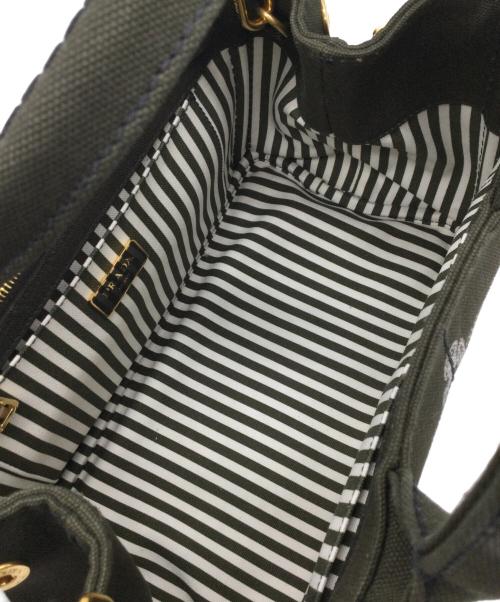 PRADA（プラダ）PRADA (プラダ) 2WAYバッグ カナパショルダー カーキ(MIMETIOCO+TAL)の古着・服飾アイテム