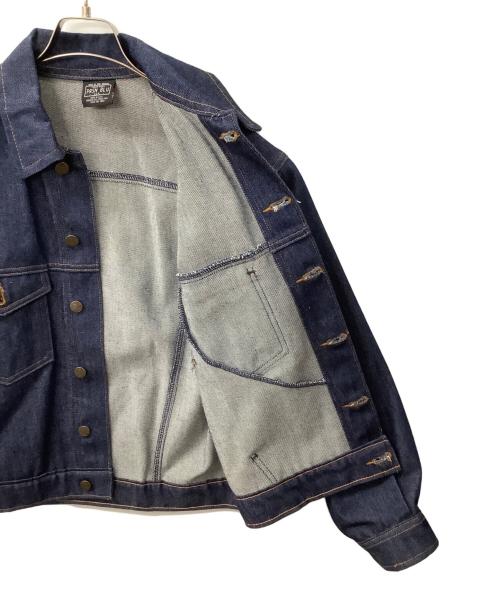 PRSN BLU（プリズンブルー）PRSN BLU (プリズンブルース) リジットデニムジャケット インディゴ サイズ:XSの古着・服飾アイテム
