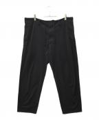 Yohji Yamamoto pour hommeヨウジヤマモト プールオム）の古着「HH-P89-901　イージースラックスパンツ」｜ブラック