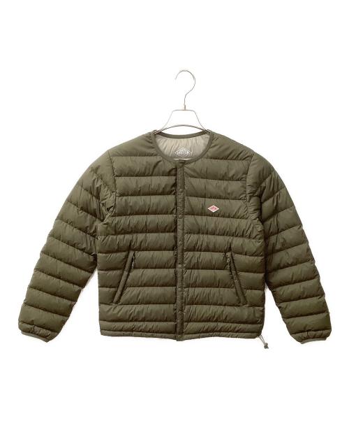 DANTON（ダントン）DANTON (ダントン) DT-A0001 NNF　CREWNECK INNER DOWN JACKET オリーブ サイズ:Mの古着・服飾アイテム