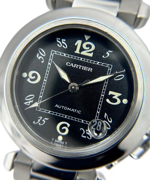 Cartier（カルティエ）Cartier (カルティエ) Pasha C/パシャC/Ref.W31043M7/黒文字盤 黒文字盤 サイズ:35㎜の古着・服飾アイテム