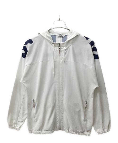 Hysteric Glamour（ヒステリックグラマー）Hysteric Glamour (ヒステリックグラマー) 02182CF03 プリントロゴジップパーカー ホワイト サイズ:Lの古着・服飾アイテム