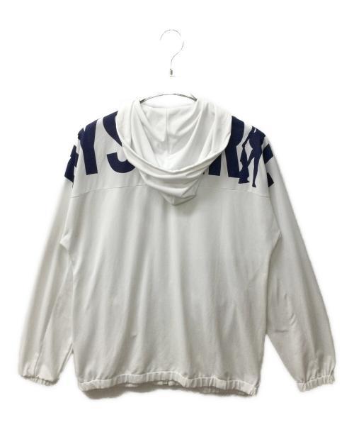 Hysteric Glamour（ヒステリックグラマー）Hysteric Glamour (ヒステリックグラマー) 02182CF03 プリントロゴジップパーカー ホワイト サイズ:Lの古着・服飾アイテム