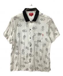 SUPREME（シュプリーム）の古着「半袖シャツ」｜ホワイト×ブラック
