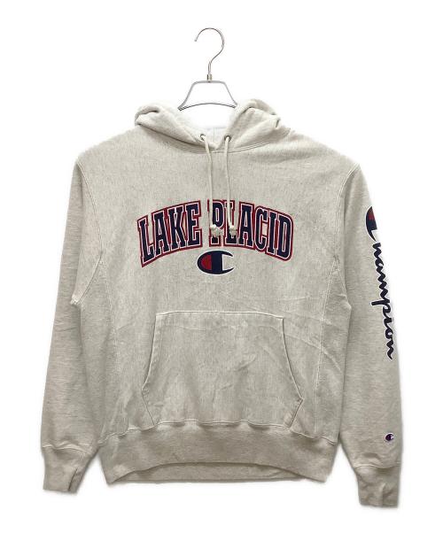 Champion REVERSE WEAVE（チャンピオン リバース ウィーブ）Champion REVERSE WEAVE (チャンピオン リバース ウィーブ) プルオーバーパーカー ホワイト サイズ:Mの古着・服飾アイテム