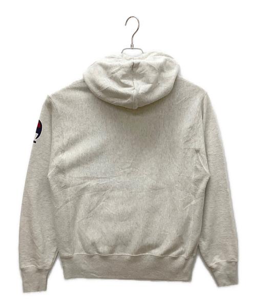 Champion REVERSE WEAVE（チャンピオン リバース ウィーブ）Champion REVERSE WEAVE (チャンピオン リバース ウィーブ) プルオーバーパーカー ホワイト サイズ:Mの古着・服飾アイテム