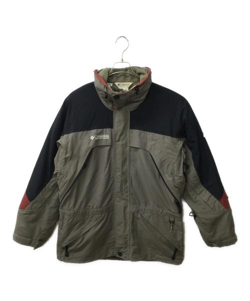Columbia（コロンビア）Columbia (コロンビア) ナイロンジャケット ブラック×グレー サイズ:Mの古着・服飾アイテム