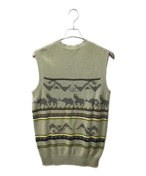 UNDERCOVER（アンダーカバー）UNDERCOVER (アンダーカバー) UC-7S-KN-03　エレファントニットベスト ベージュ サイズ:無の古着・服飾アイテム