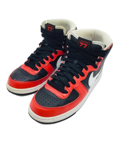 NIKE（ナイキ）NIKE (ナイキ) Terminator HIGH レッド×ブラック サイズ:US7.5、UK6.5、EUR40.5、cm25.5、BR39、CN255(2.5)の古着・服飾アイテム
