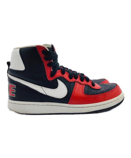 NIKE（ナイキ）NIKE (ナイキ) Terminator HIGH レッド×ブラック サイズ:US7.5、UK6.5、EUR40.5、cm25.5、BR39、CN255(2.5)の古着・服飾アイテム
