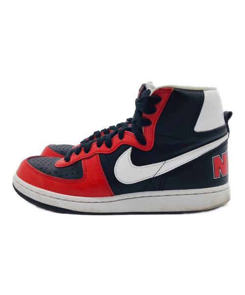 NIKE（ナイキ）NIKE (ナイキ) Terminator HIGH レッド×ブラック サイズ:US7.5、UK6.5、EUR40.5、cm25.5、BR39、CN255(2.5)の古着・服飾アイテム