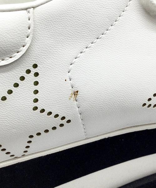 STELLA McCARTNEY（ステラマッカートニー）STELLA McCARTNEY (ステラマッカートニー) エリス スター レザー 厚底 スニーカー ホワイト×ブラック サイズ:23.5cmの古着・服飾アイテム